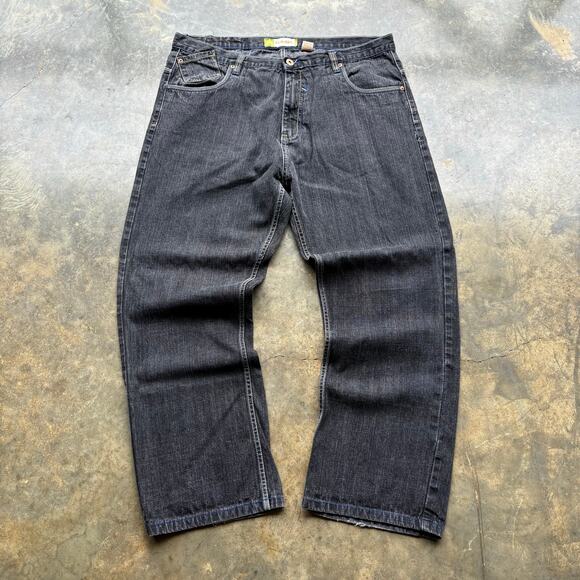 Crazy Vintage Baggy Wild Embroidered‎ Y2K Jeans - Picture 3 of 6